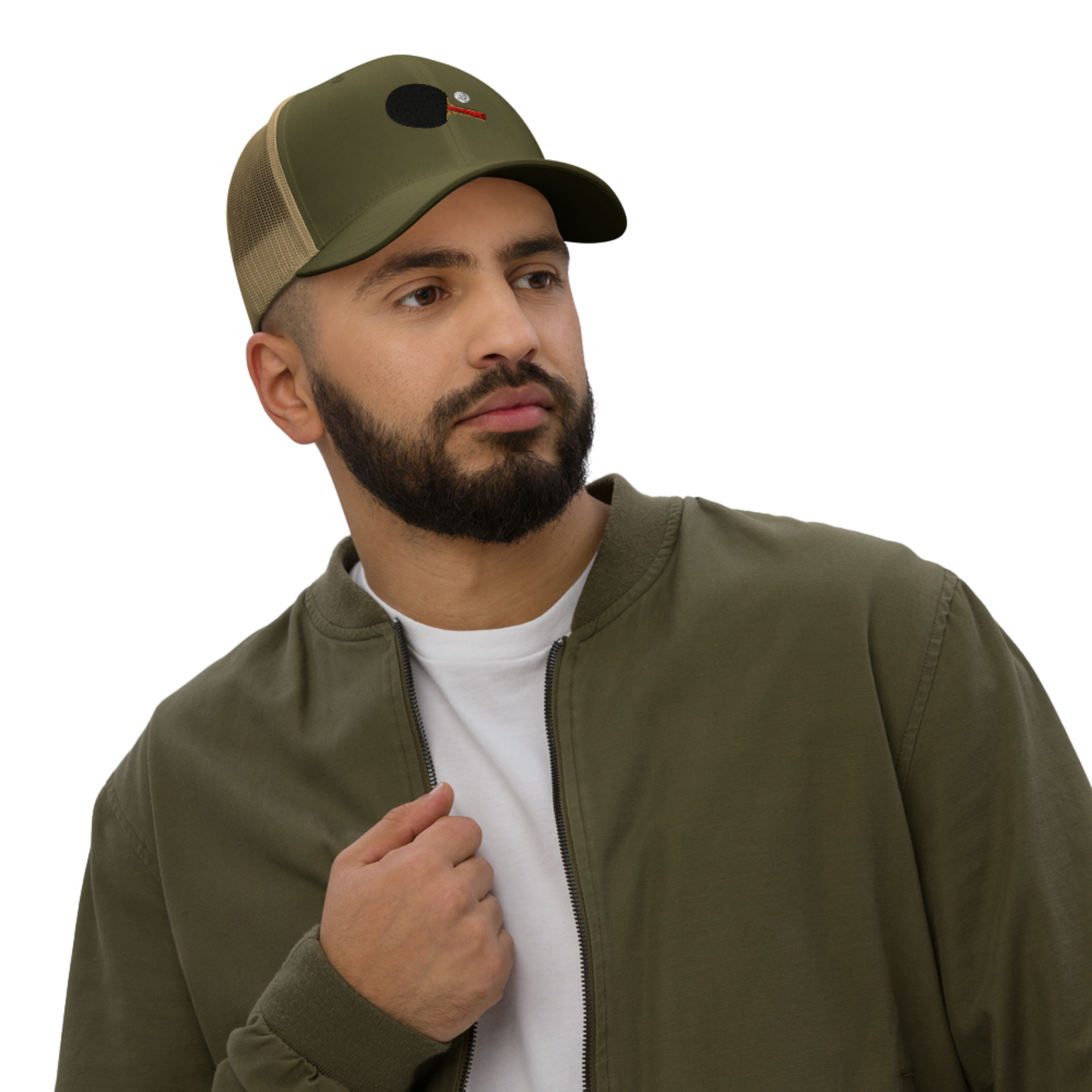 Gorra Trucker Bordada – Heritage Embroidery Edition