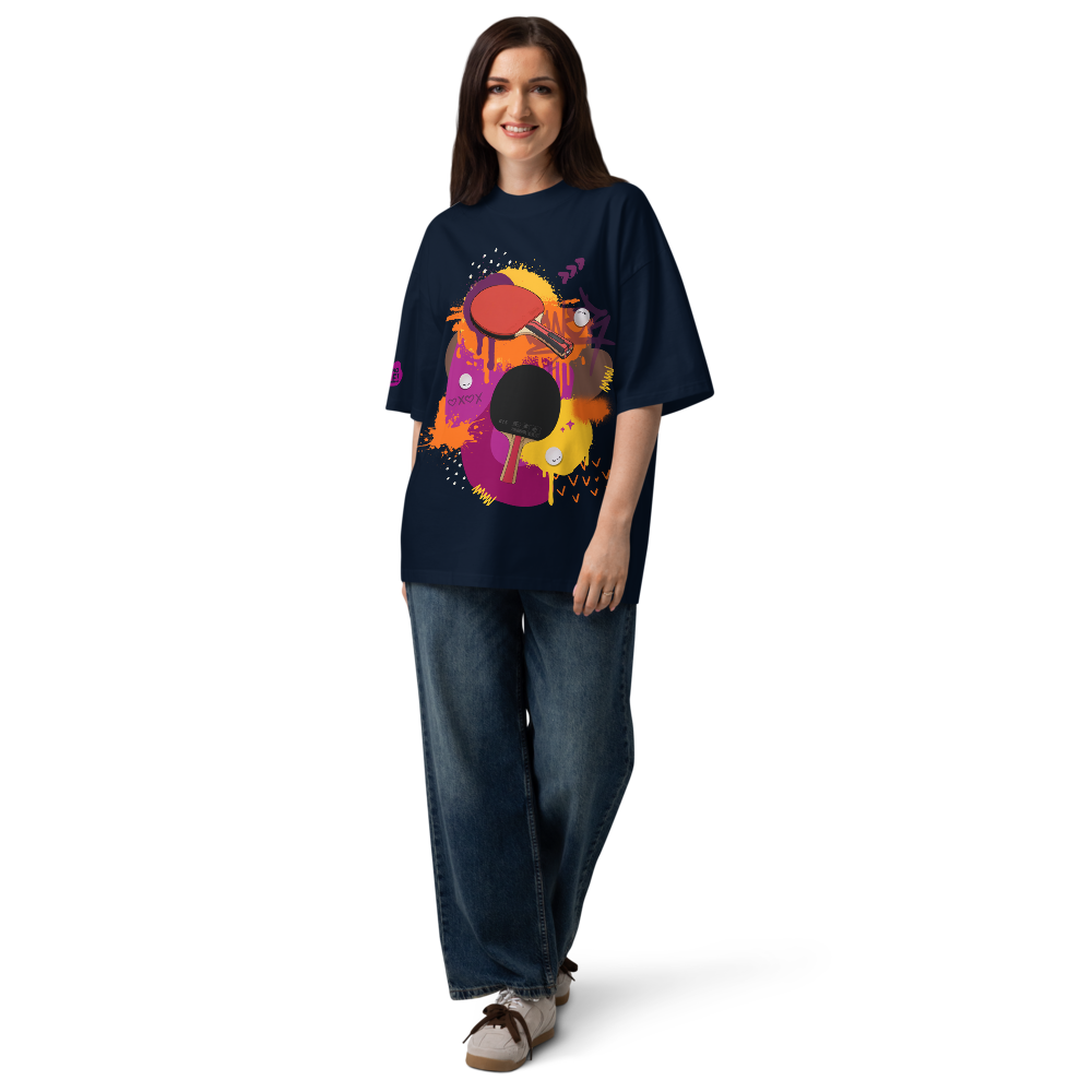 Camiseta Oversize Orgánica - Rally Street - High-Graphic Edition